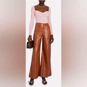 Enza Costa vegan wide leg pants
